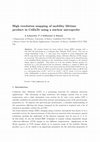 Research paper thumbnail of High-resolution mapping of the mobility–lifetime product in CdZnTe using a nuclear microprobe