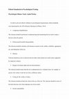 Research paper thumbnail of Ethical Standards in Psychological Testing