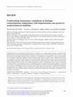 Research paper thumbnail of Confronting taxonomic vandalism in biology: conscientious community self-organization can preserve nomenclatural stability