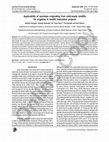 Research paper thumbnail of Applicability of leachates originating from solid-waste landfills for irrigation in landfill restoration projects