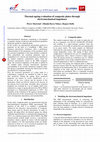 Research paper thumbnail of Thermal ageing evaluation of composite plates through electromechanical impedance