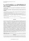 Research paper thumbnail of EL ALMACENAMIENTO Y LA DISPONIBILIDAD DE AGUA EN LA DETERMINACIÓN DEL USO POTENCIAL DE LAS TIERRAS WATER STORAGE AND AVAILABILITY IN DETERMINING THE POTENTIAL USE OF LAND