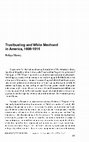 Research paper thumbnail of Trustbusting and White Manhood in America, 1898-1914