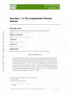 Research paper thumbnail of Glue Spin $S_G$ in The Longitudinally Polarized Nucleon