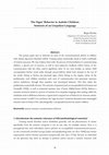 Research paper thumbnail of The Signs' Behavior in Autistic Children: Semiosis of an Unspoken Language