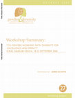 Research paper thumbnail of Workshop summary : 'CG centers working with diversity for excellence and impact' ICRAF, Nairobi Kenya (18-22 September 2000)