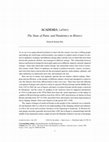 Research paper thumbnail of The State of Panic and Pandemics in History