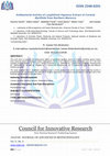 Research paper thumbnail of Antibacterial Activity of Lyophilized Aqueous Extract of Coriaria myrtifolia from Northern Morocco