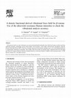 Research paper thumbnail of A density functional derived vibrational force field for β-ionone