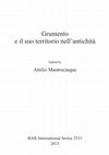 Research paper thumbnail of Resti faunistici dall'area del Tempio D e del Foro di Grumentum