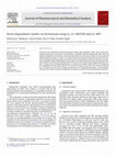 Research paper thumbnail of Stress degradation studies on lornoxicam using LC, LC–MS/TOF and LC–MSn