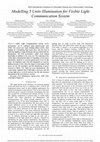 Research paper thumbnail of Modelling 5 Units Illumination for Visible Light Communication System