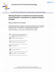 Research paper thumbnail of Moving forward in treatment of posttraumatic stress disorder: innovations to exposure-based therapy