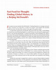 Research paper thumbnail of (2021) Fast food for thought: Finding Global History in a Beijing McDonald’s