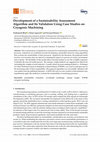 Research paper thumbnail of Development of a Sustainability Assessment Algorithm and Its Validation Using Case Studies on Cryogenic Machining