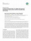 Research paper thumbnail of Combined Optimized Effect of a Highly Self-Organized Nanosubstrate and an Electric Field on Osteoblast Bone Cells Activity