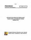 Research paper thumbnail of Pedoman pondasi tiang