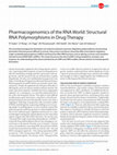 Research paper thumbnail of Pharmacogenomics of the RNA world: structural RNA polymorphisms in drug therapy