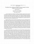 Research paper thumbnail of Teaching the Macro Skills and Computer Assisted Language Learning: Insights from Recent Research