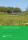 Research paper thumbnail of Zonneparken natuur en landbouw