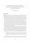 Research paper thumbnail of De la desposesión militar al despojo progresista: urbanización de la cuestión agraria y neoextractivismo en el Brasil contemporáneo