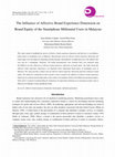 Research paper thumbnail of The Influence of Affective Brand Experience Dimension on Brand Equity of the Smartphone Millennial Users in Malaysia