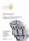 Research paper thumbnail of Sondages sur le temple 15 de Mazeroie (Saint-Amand-sur-Ornain, 55)