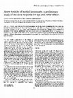 Research paper thumbnail of Acute toxicity of methyl isocyanate: a preliminary study of the dose response for eye and other effects