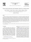 Research paper thumbnail of Acute toxicity and cancer risk assessment values for tert-butyl acetate