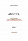 Research paper thumbnail of La cronaca del Trecento italiano III volume