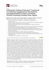 Research paper thumbnail of Utilising the ‘Getting to Outcomes®’ Framework in Community Engagement for Development and Implementation of Sickle Cell Disease Newborn Screening in Kaduna State, Nigeria