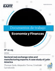 Research paper thumbnail of Sectoral real exchange rates and manufacturing exports: A case study of Latin America