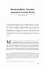 Research paper thumbnail of Rhetoric for Earthly Coexistence: Imagining an Ecocentric Rhetoric