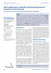 Research paper thumbnail of Effect of Maturation on Phenolics and Flavonoids Content of Greenhouse-Grown Beet Leaf