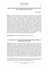 Research paper thumbnail of Sobre a Literatura Como Meio Para a Filosofia Moral Fora de um Âmbito Argumentativo