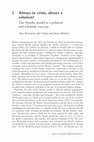 Research paper thumbnail of Koivunen, Anu; Ojala, Jari & Holmén, Janne (2021) Always in crisis, always a solution? : The Nordic model as a political and scholarly concept