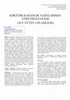 Research paper thumbnail of KÖKTÜRK KAĞANLIK YAZITLARINDA YÖNETİM KAVRAMI (ALT VE ÜST ANLAMLILIK