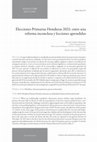 Research paper thumbnail of Elecciones Primarias Honduras 2021: entre una reforma inconclusa y lecciones aprendidas