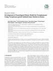 Research paper thumbnail of Development of Neurological Mouse Model for Toxoplasmosis Using Toxoplasma gondii Isolated from Chicken in Kenya