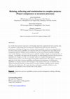 Research paper thumbnail of Relating, reflecting and routinization in complex projects: Project competence as recursive processes