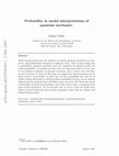 Research paper thumbnail of The modal interpretation of quantum mechanics