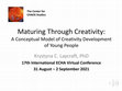 Research paper thumbnail of Maturing through creativity