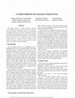 Research paper thumbnail of A scalable method for the generation of small test sets