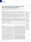 Research paper thumbnail of Randomized, Controlled Trial of TRC101 to Increase Serum Bicarbonate in Patients with CKD