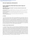 Research paper thumbnail of Surface modification of metal oxide nanocrystals for improved supercapacitors