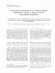 Research paper thumbnail of Interpreting the mechanisms of continuous renal replacement therapy in sepsis: the peak concentration hypothesis