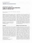 Research paper thumbnail of Forging the endothelium during inflammation: pushing at a half-open door?