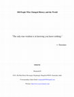 Research paper thumbnail of 100 People Who Changed History and the World