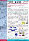 Research paper thumbnail of Finite element and granular approaches for the numerical modeling of rock cutting