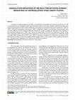 Research paper thumbnail of Dissolution Behavior of NB-Rich Precipitates During Reheating of Microalloyed Steel Heavy Plates